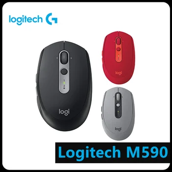 

Logitech M590 Mute Wireless Bluetooth Mouse Optical Silent Computer Mice Computer Peripheral Accessories
