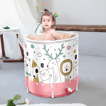 

Bathtub Baby Adult Universal Folding Bathtub Cartoon Baby Swim Tubs Bath Adult Bath Barrel Household Bath Bucket 6 kinds