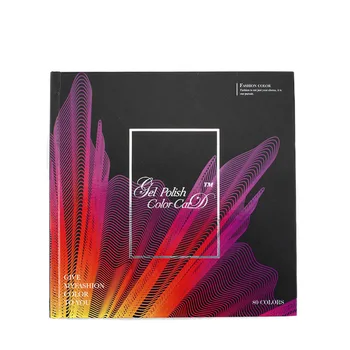 

Nail Art Display Color Show Book Chart 80 Colors Uv Gel Polish Tips Display Card Nail Polish Color Card Box Nail Oil Color Dis