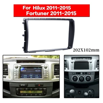 

2 Din Dvd Stereo Panel Fascia for Toyota Hilux 2013-14 Fascia Radio Dash 202X102mm
