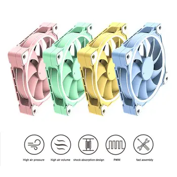 

ZF-12025 120mm 12V DC PWM Cooling Fan Heatsink Desktop PC Computer Case Chassis Radiator Cooler