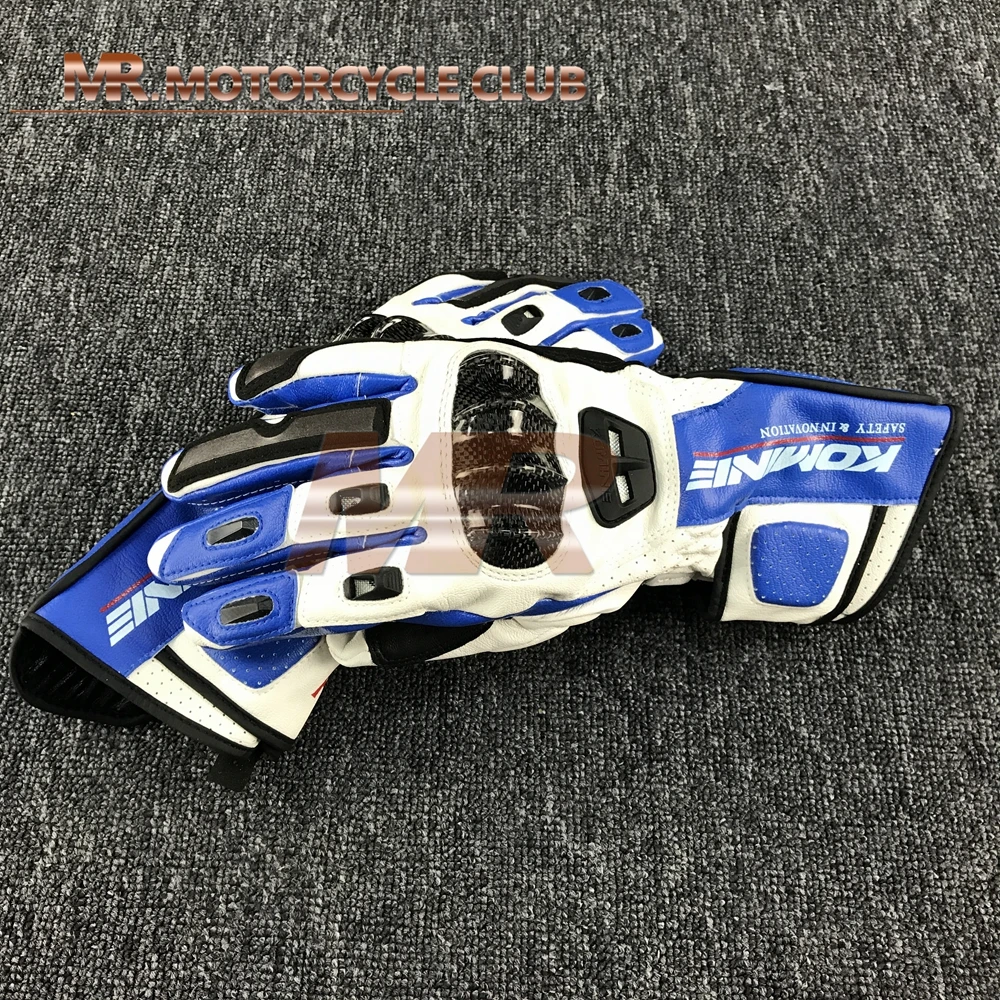 Guantes de motocross resistentes al desgaste de la pantalla tartil de cuero para motocicleta de verano GK-198