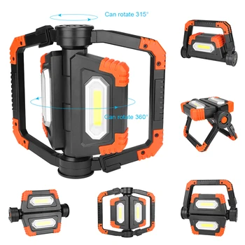 

Brightest LED COB Searchlight Portable Spotlight Waterproof Work Light Searchlight Flashlight For Hunting Camping 4*AA Battery
