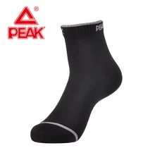 Мужские спортивные носки, дышащие носки для бега, 78.6% хлопок, 18.6% полиэстер, 2.8% спандекс, носки для велоспорта, баскетбола, 5 пар/партия