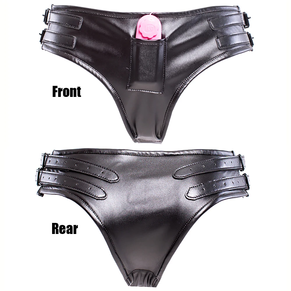 Penis Leather Pants Men And Women Self Use Masturbation Panties Vaginal Plug Anal Plug Thrusting Flirting Tool Adult Sex Toy