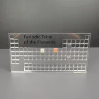 Element Cube Collector Box Acrylic Box Case 10mm Grid Element Cube Collection Clear Element Periodic Table Storage Boxes 1