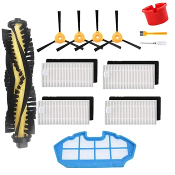 

Accessory Kit Compatible for Ecovacs Deebot N79S Deebot N79 Robotic Vacuum 13Pcs (1 Main Brush + 4 Filters + 4 Side Brushes+1 Br