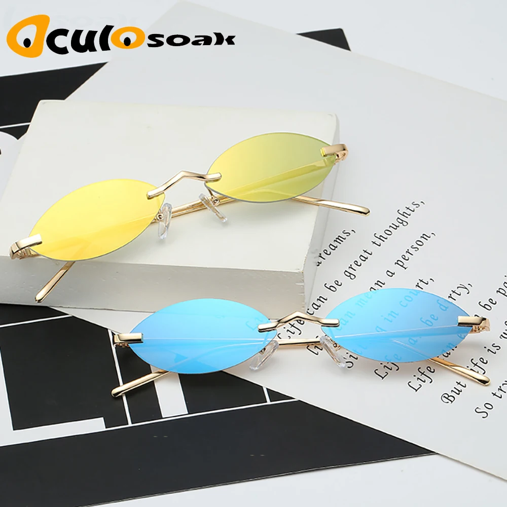 

Fashion Retro Small Oval Sunglasses Women Female Vintage Hip Hop Balck Glasses Retro Sunglass lady Luxury Brand Eyewear