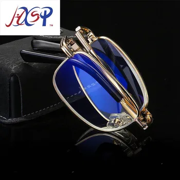 

New Folding Reading Glasses Women Metal Hyperopia Foldable Eyeglasses Diopter Presbyopic Glasses For Men In 2020