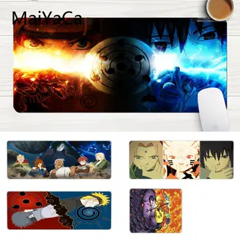 

MaiYaCa 2019 New NARUTO Customized MousePads Computer Laptop Anime Mouse Mat Large Lockedge Mouse pad PC Computer mat