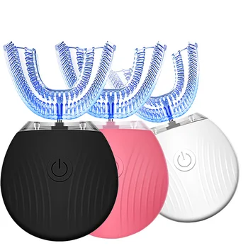 

Automatic Electric Hands-Free Toothbrush Wireless Wis U-Type 360° Oral Cleaning Tool, 3 Optional Modes (Including U-Shaped an