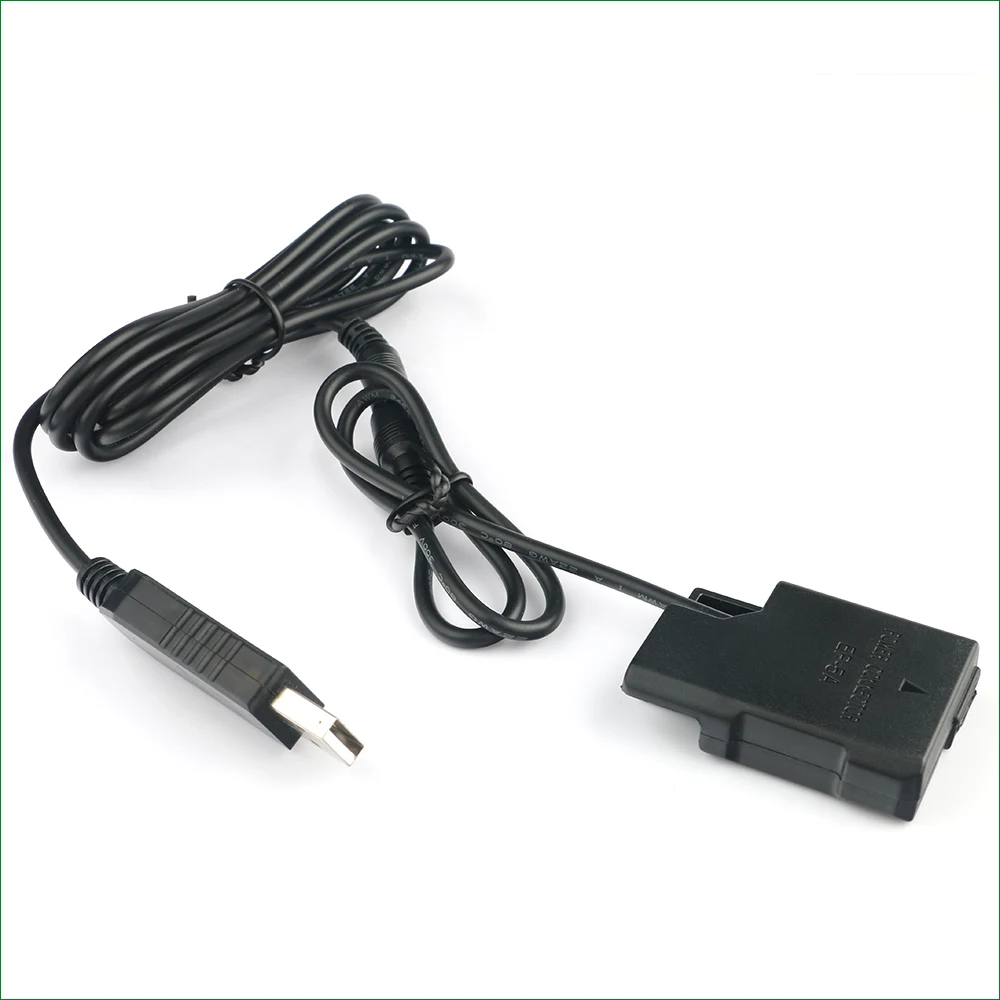 QC3.0 EN-EL14 EL14A EP-5A Dummy Battery Power Bank USB Cable for Nikon D3100 D3200 D3300 D3400 D3500 D5100 D5200 D5300 D5500