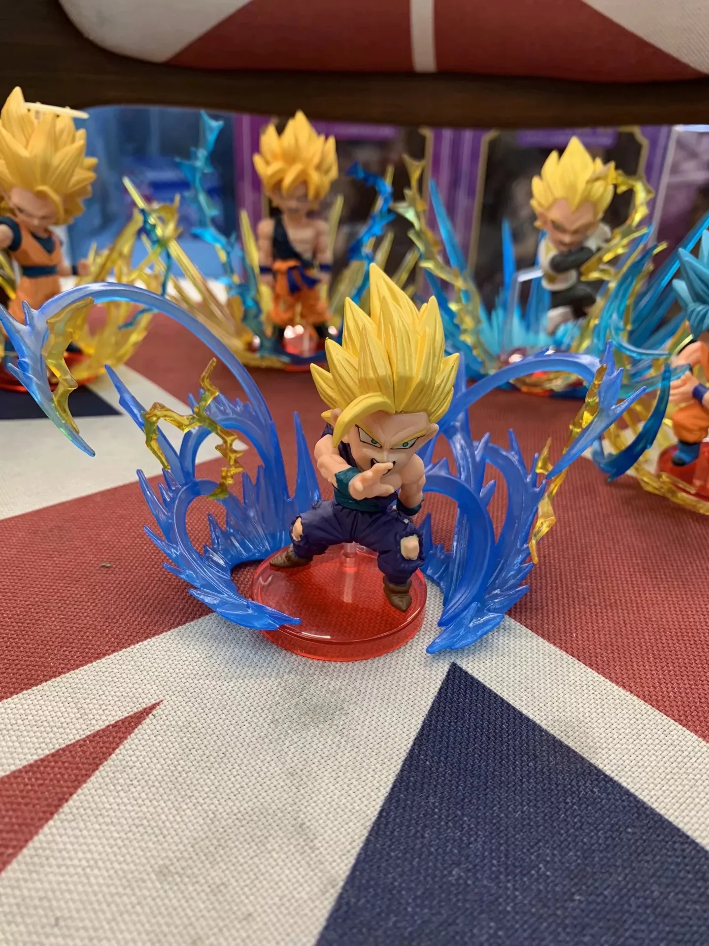 

9-WCF Ultra-Grudge Scene Goku Vegeta Broly Capsule Toy Garage Kit
