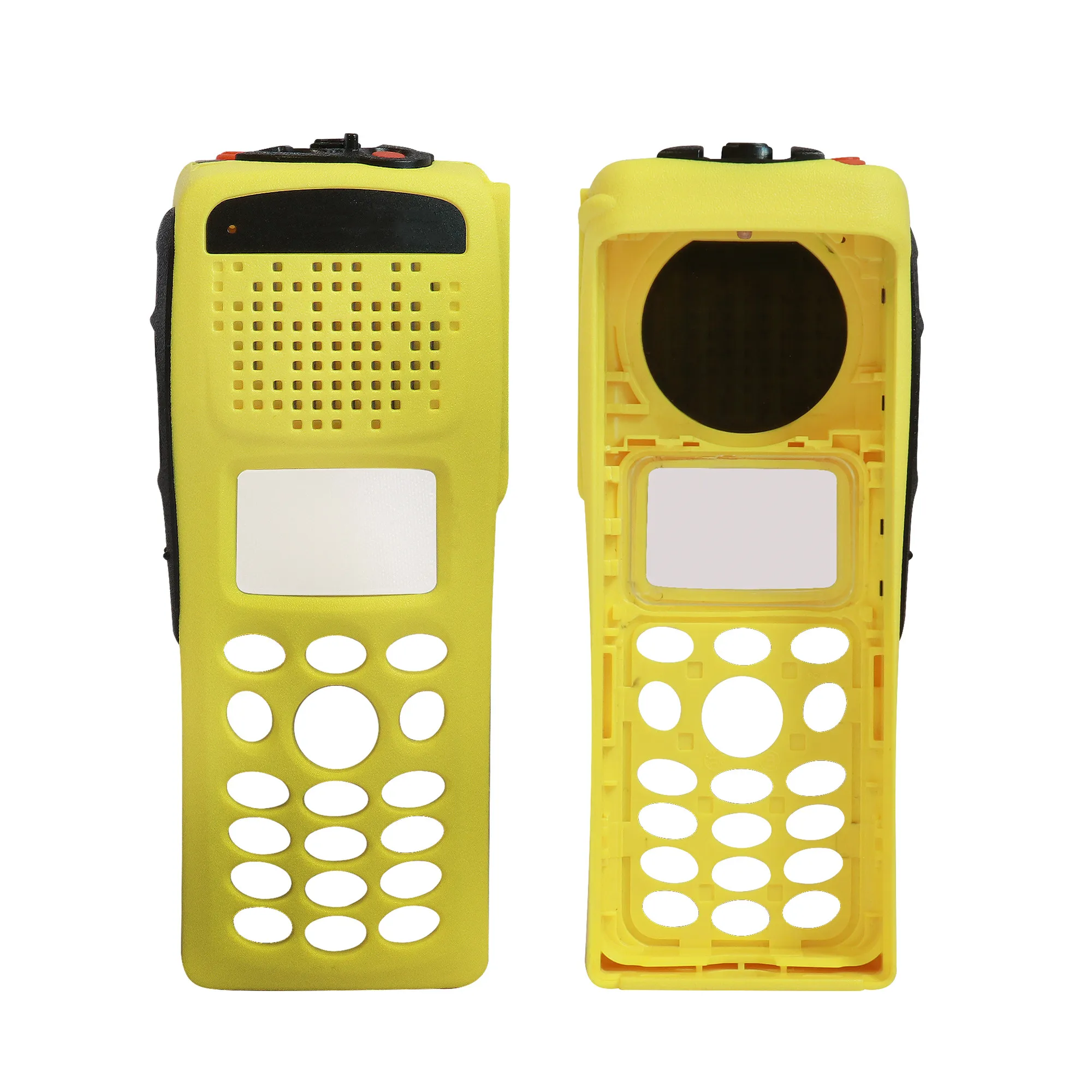 5PCS Yellow Walkie Talkie Repair Replacement Housing Case Kit For XTS2500 XTS2500I Model 3 M3 Portable Two Way Radio