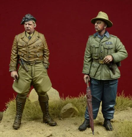 

1/35 Resin Model Building Kit Figure 2 Officers