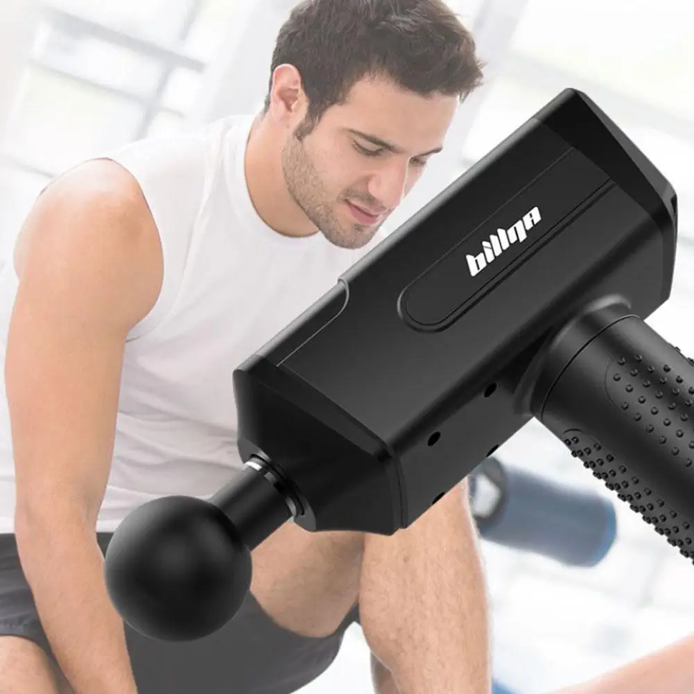 Fitness Body Relaxation Massage Gun Handheld Deep Tissue after Muscle Stimulator Training Slimming Shaping Pain Relief