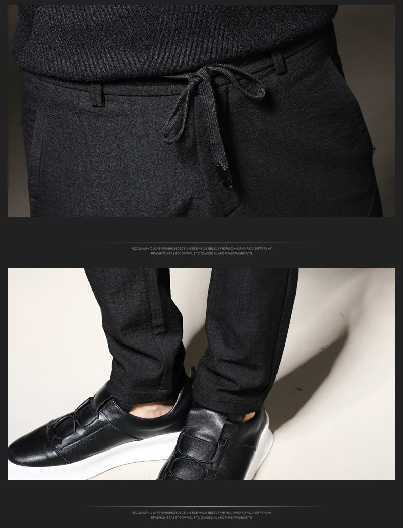 MRMT брендовые осенние зимние новые мужские брюки, хлопковые брюки для отдыха для мужчин, маленькие прямые брюки
