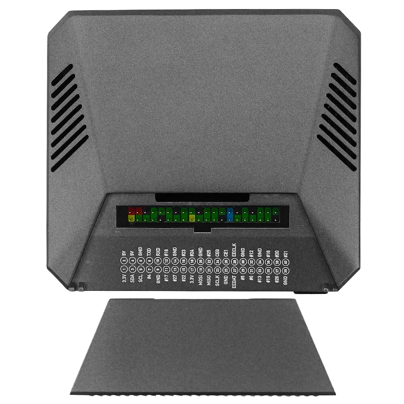Case de Alumínio Ventilador de Refrigeração para Raspberry M.2 com M.2 Raspberry Argônio Sata Ssd Expansão Slot Gpio Capa 4 Modelo b pi 4b um - Imagem 3