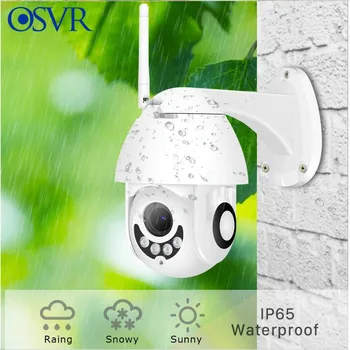 

IP Camera 1080P H.265 Speed Dome Outdoor WiFi Wireless Pan Tilt2 Way Audio SD Card IR Vision IP ONVIF Video Surveillance