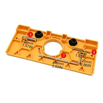 

35mm Hinge Jig Drilling Set Guide Door Hole Opner Puncher Locator Woodworking New 2020