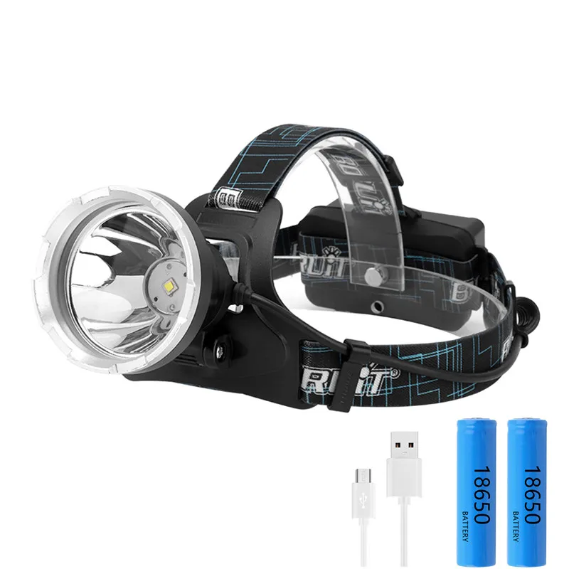 

20000LM XM-L2 LED Rechargeable Headlamp Smart Headlamp Hunting Camping Fishing Head Torch light with Battery and Charger