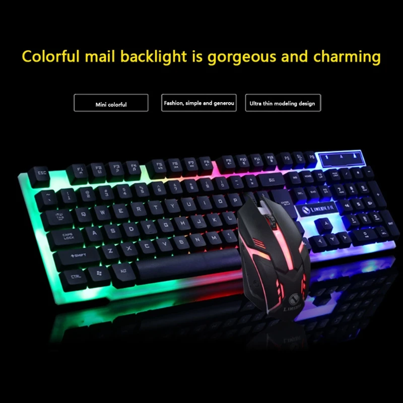 GTX300 USB Проводная 104 клавиш rgb-пульт Подсветка эргономичная игровая Мышь