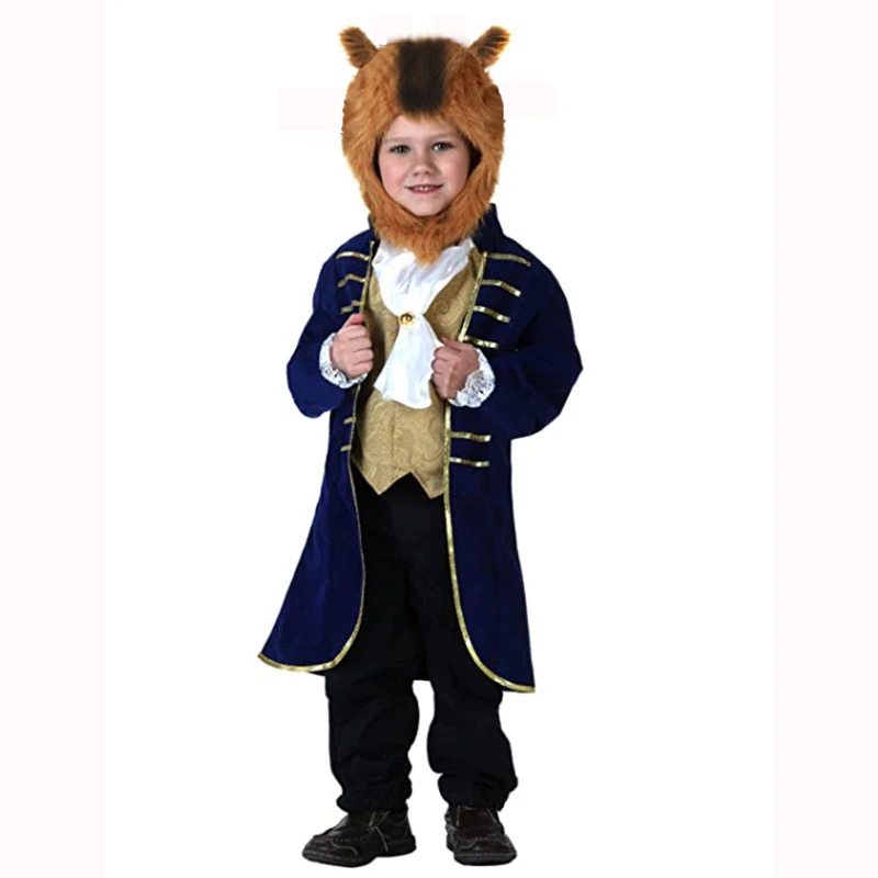 heno Cariñoso Lechuguilla Ropa para niños de 2 a 8 años, disfraz de la Bella bestia de película,  disfraces de fantasía para halloween, príncipe, ropa para niños|set de  ropa| - AliExpress