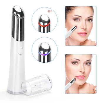 

Electric Vibration Eye Massager Eyes Care Device Dark Circle Removal Machine Puffiness Removal 2 In 1Beauty Mini Eye Massage Pen