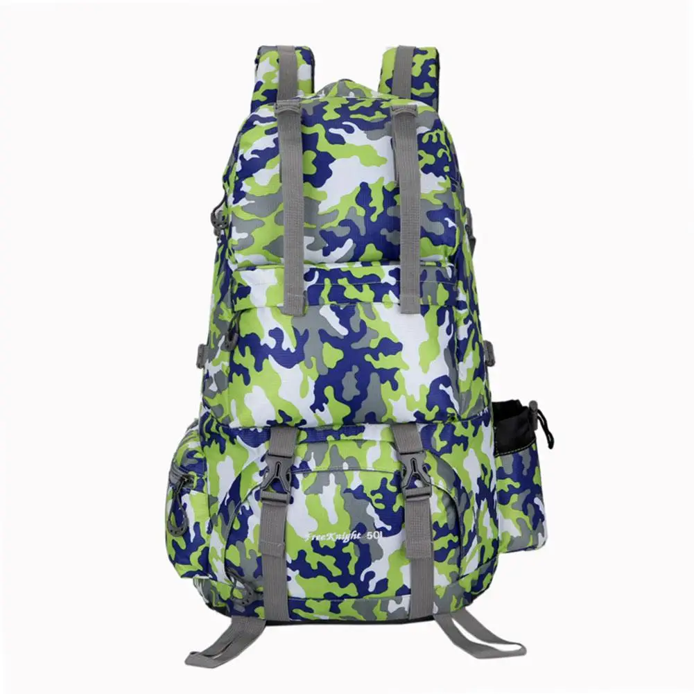 GloryStar 50L водонепроницаемый нейлоновый открытый туристический рюкзак для альпинизма Кемпинг 36-55L полиэстер - Цвет: Camouflage green
