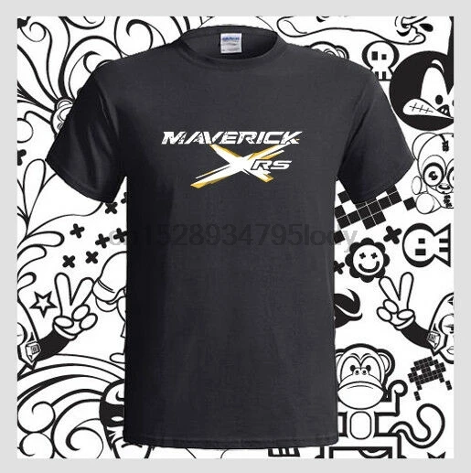 Can Am BRP MAVERICK RS Logo Off-Road UTV Mens Black T-Shirt S M L XL 2XL 3XL |