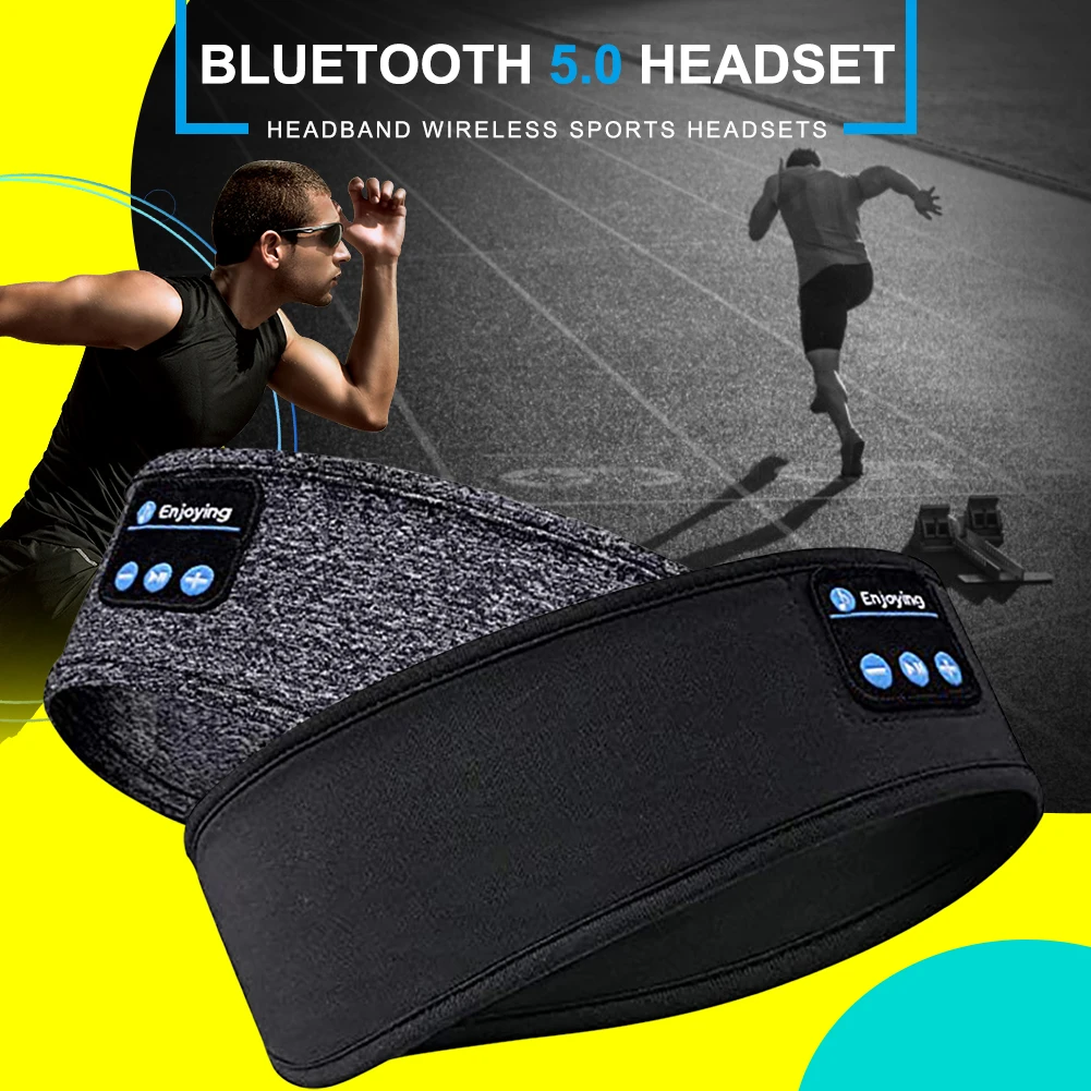 Беспроводные наушники Bluetooth 5 0 маска для сна музыкальный