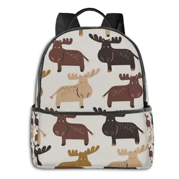 

Backpack School Bags for Teenage Cute Elk Travel Bags Style Back Pack Korean Cute Backpack