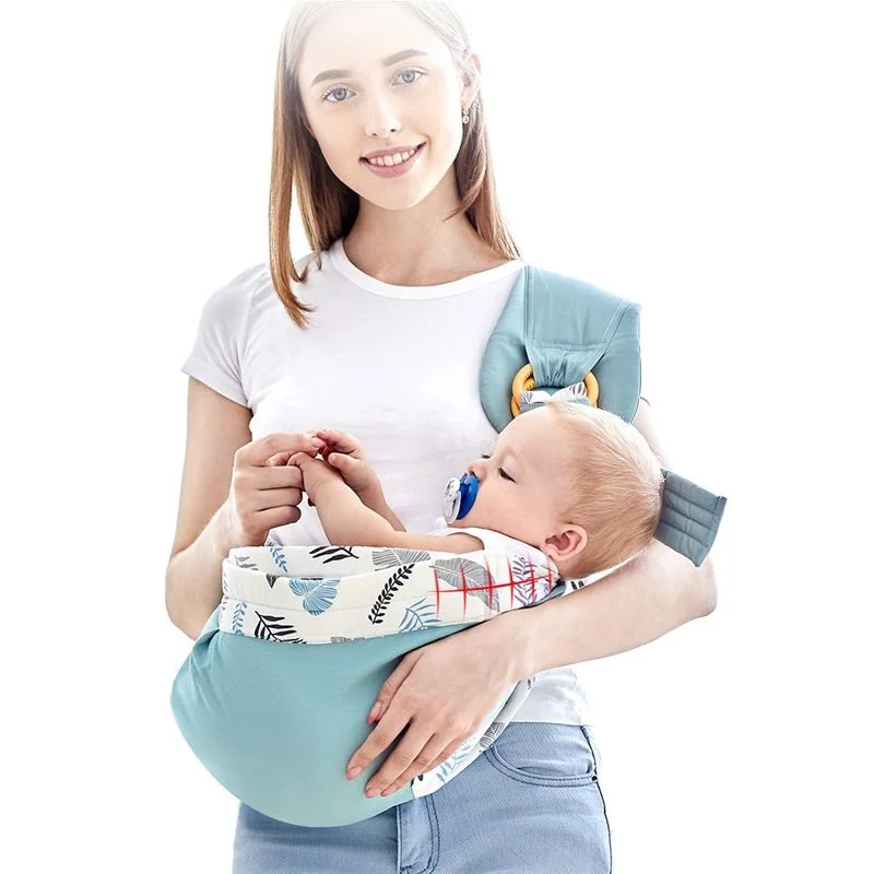 

Baby Wrap Carrier Newborn Sling Dual Use Infant Nursing Cover Carrier Mesh Fabric Breastfeeding Carriers Up to 130 lbs (0-36M)79