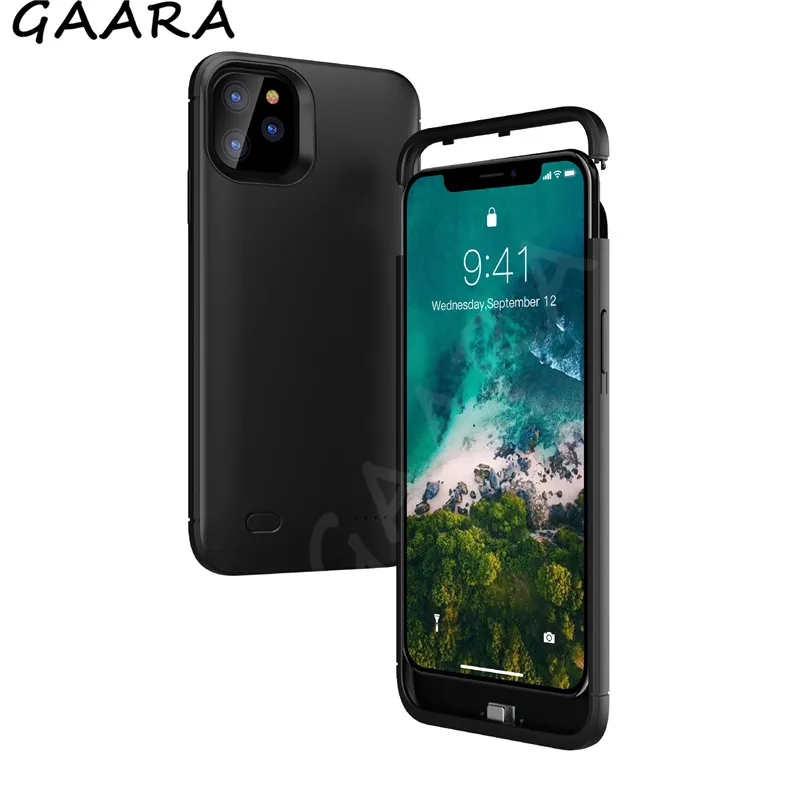 

4000mAh Battery Charging Case for iPhone 6 6s 7 8 Plus Universal Split Stand 11 Pro Max Battery etui X XS Max XR Power Case capa