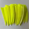 100Pcs IBOUNFOX 4" Shield Archery Arrow Feather Fletching RW Hunting Bow Arrow Accessories Natural Turkey Feathers 6
