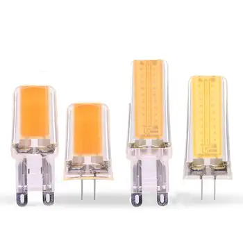 

LED Light Bulb 220V 4W/2.5W COB G9 G4 Crystal Lamp Chandelier for Home
