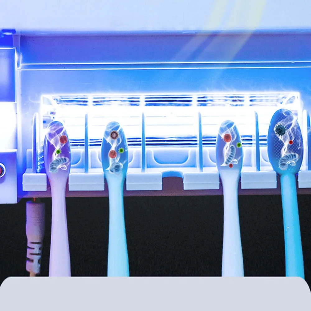 Стоматологическая зубная щетка UV держатель дезинфицирующего средства стерилизатор очиститель хранения#2S24