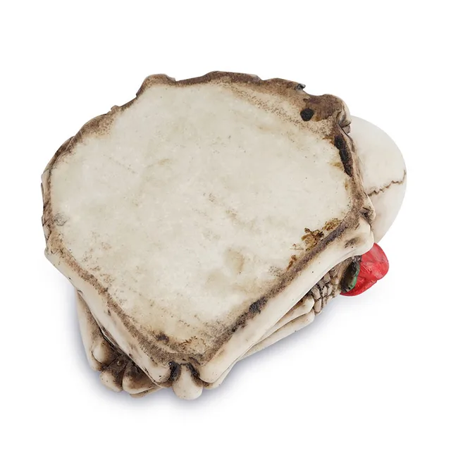 Heymamba Gyanta Koponya Rózsa Szobor Halloween Hamutartó Otthoni Bár Iroda Dekoráció - Image 6