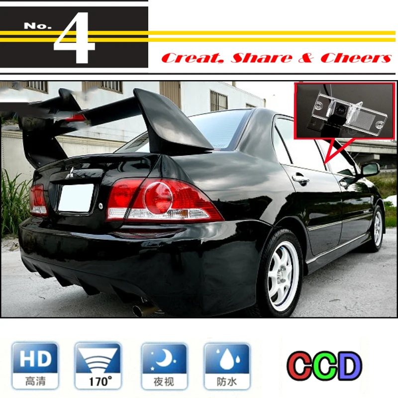 Car Camera For Mitsubishi Lancer Lioncer  Cedia  V3 2000~2007 High Reverse Rear View Back Up Camera For PAL Tuning  RCA (5)