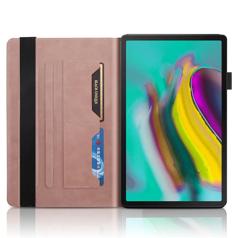 Etui for Samsung Galaxy Tab S5e Case 10 5 inch Emboss Tree Leather Flip Case for Samsung S5e Tablet Case Coque SM-T720 SM-T725-2