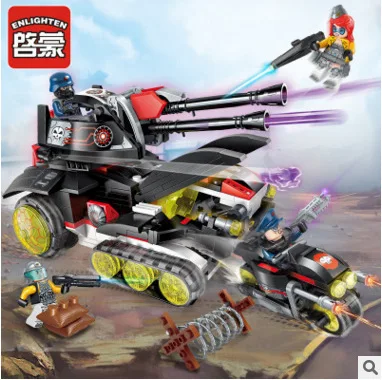 

ENLIGHTEN BOY'S Building Blocks 2715 Children'S Educational Assembled Building Blocks Toy Technological Age Series-Laser Gun