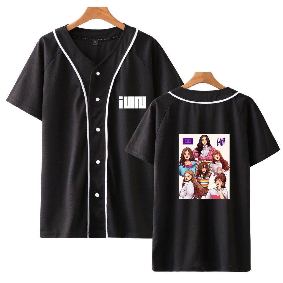 Luckyfriday Popular G I Dle Kpop Shirt Summer Tops Button Lady V Neck Women Men Clothing Short Sleeved Baseball Shirts Shirt Aliexpress