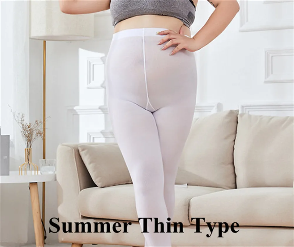 Thick Tight for Women Leggings Solid White Color No Transparent