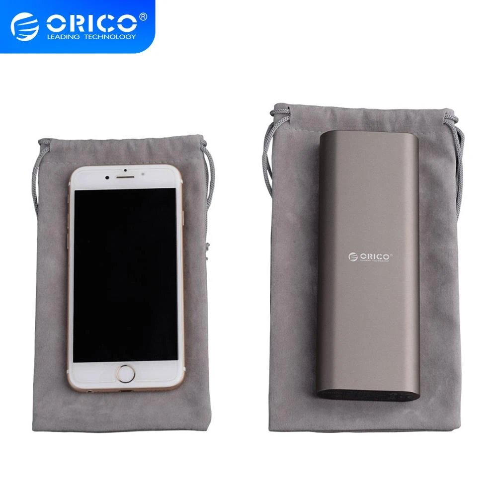 Orico Sa1810 Portable Drawstring Pouch For Phone Power Bank Velvet Packaging Bags Gift Bags For Many Objects Pouch For Phone Pouch Pouchphone Pouch Aliexpress