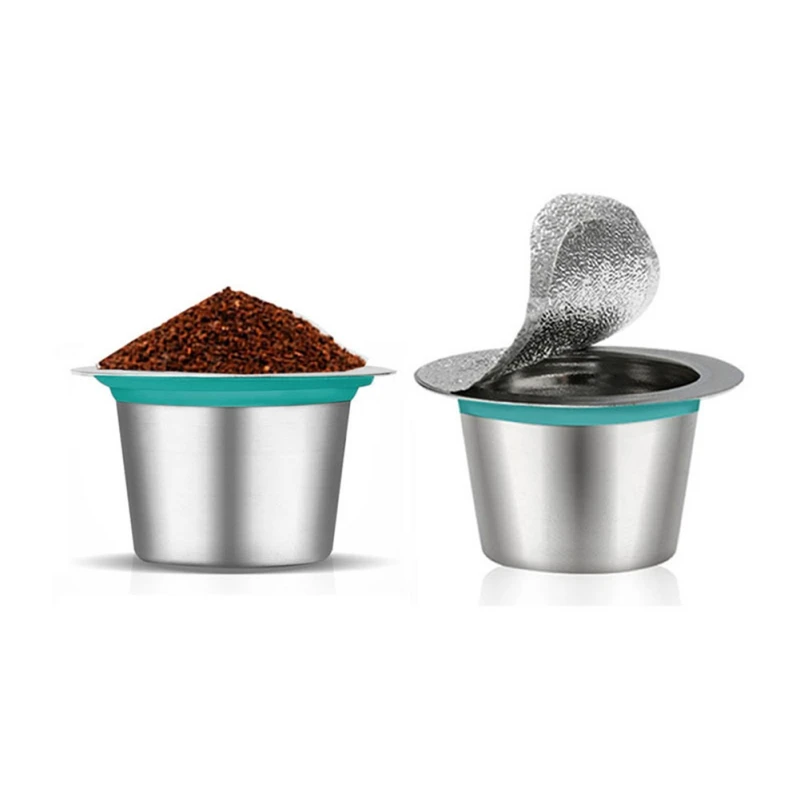 

Stainless Steel Coffee Filter For Nespresso Coffee Filter Refillable Metal Coffee Filter Dolci Gusto Capsule Kitchen Supplies