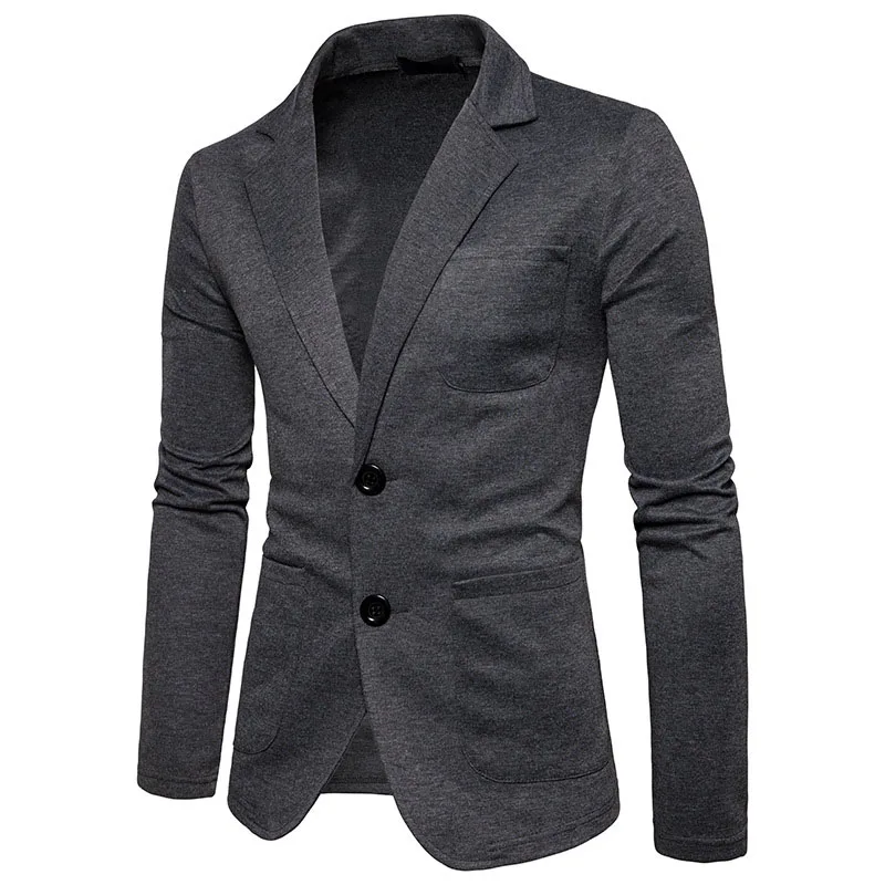 OLOME Fashion Mens Cotton Blazer Autumn New Male Casual Suit Jackets Business 2019 Clothes Solid Slim Fit Clothes Plus Size OLOME Fashion Mens Cotton Blazer Autumn New Male Casual Suit Jackets Business 2019 Clothes Solid Slim Fit Clothes Plus Size