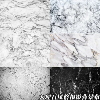 

Photography Backdrop Cloth Marble Texture Food Shooting Product Display Photos Background Tablecloth