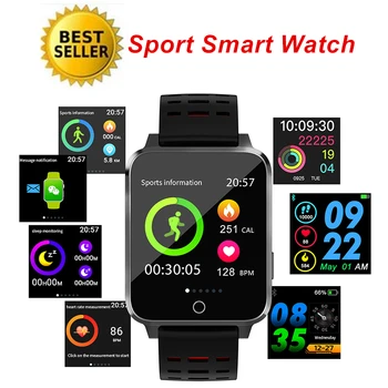 

New Sport Smart Watch Waterproof Ip68 Torchlight Smart Watch Bluetooth Wristband Heart Rate Pedometer Call Remind Smartwatch Men