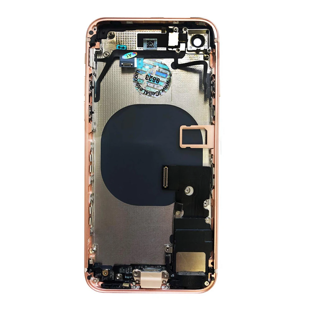 5 шт. для iphone 8 Plus с гибким кабелем задний корпус полная сборка Крышка батарейного