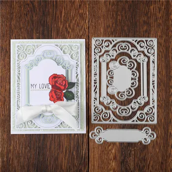

Eastshape Lace Frame Cutting Dies Metal Dies Scrapbooking Album Card Making Embossing Stencil Diecuts Decoration
